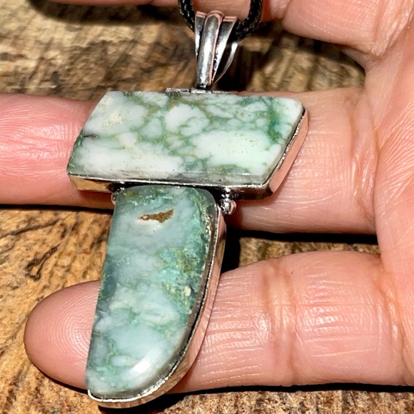 Two- Layer Mariposite Pendant 2 1/4” - Picture 6 of 11